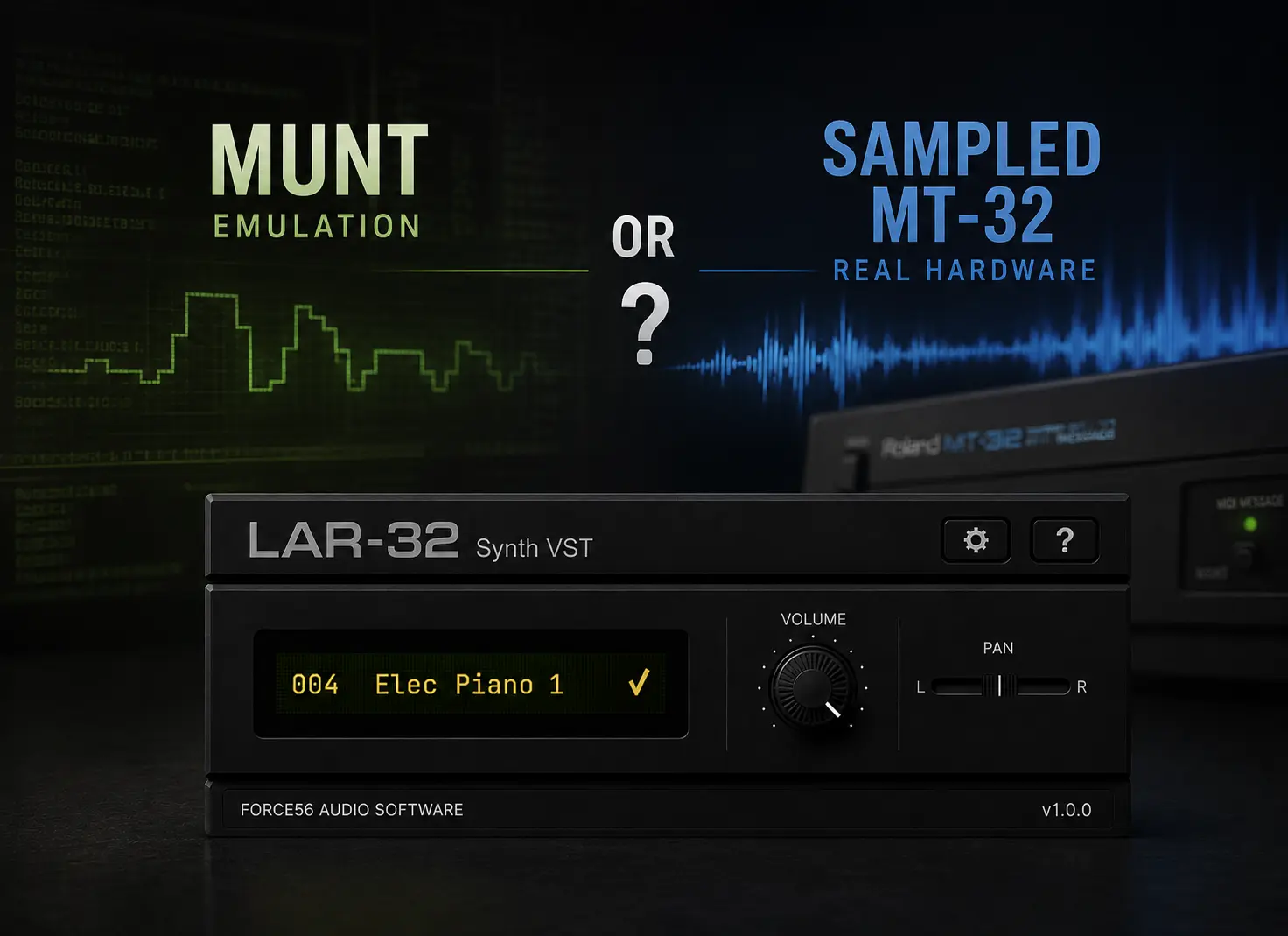 MUNT versus sampled Roland MT-32 instrument comparison for modern music production