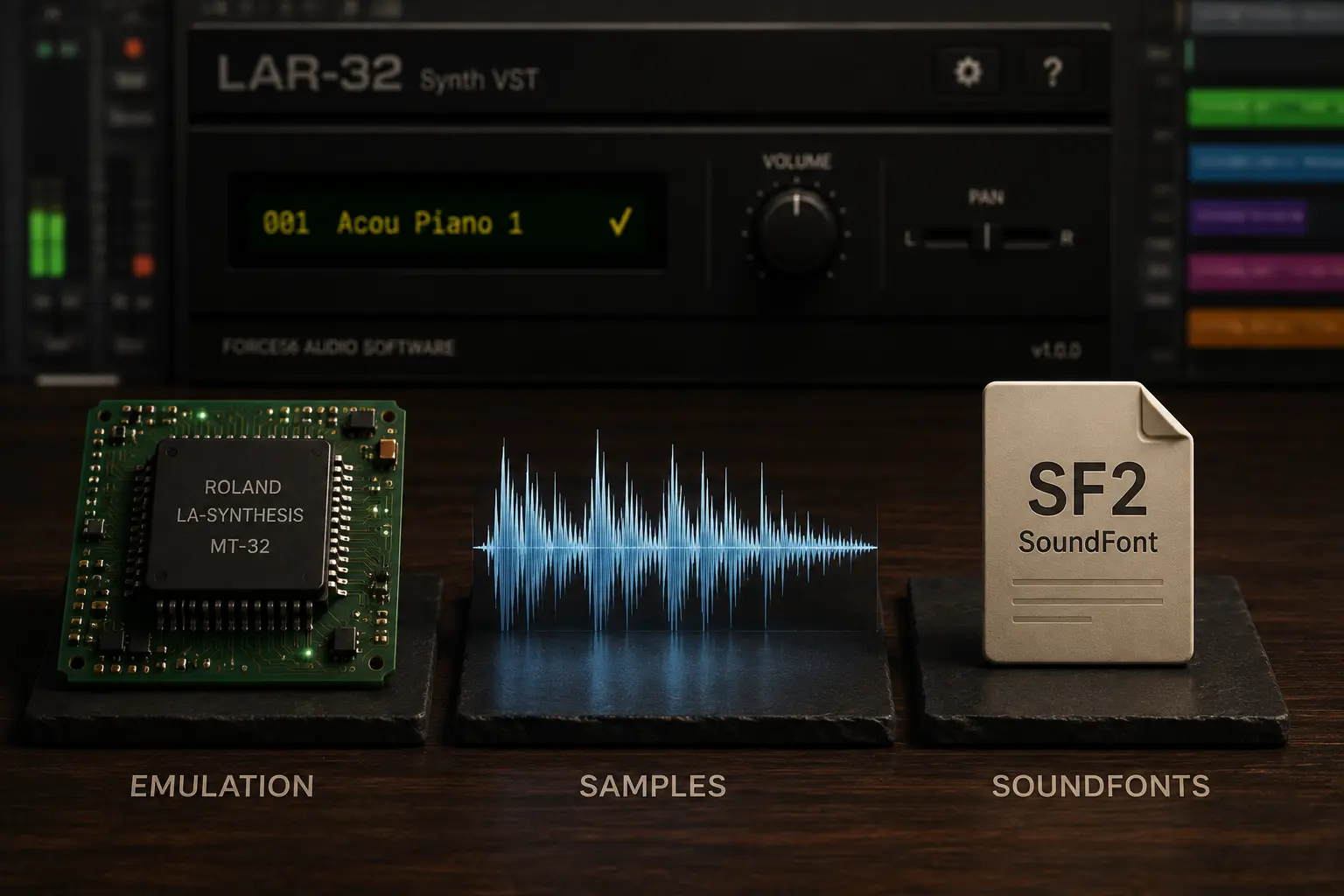 Roland MT-32 emulation samples and SoundFonts workflow comparison