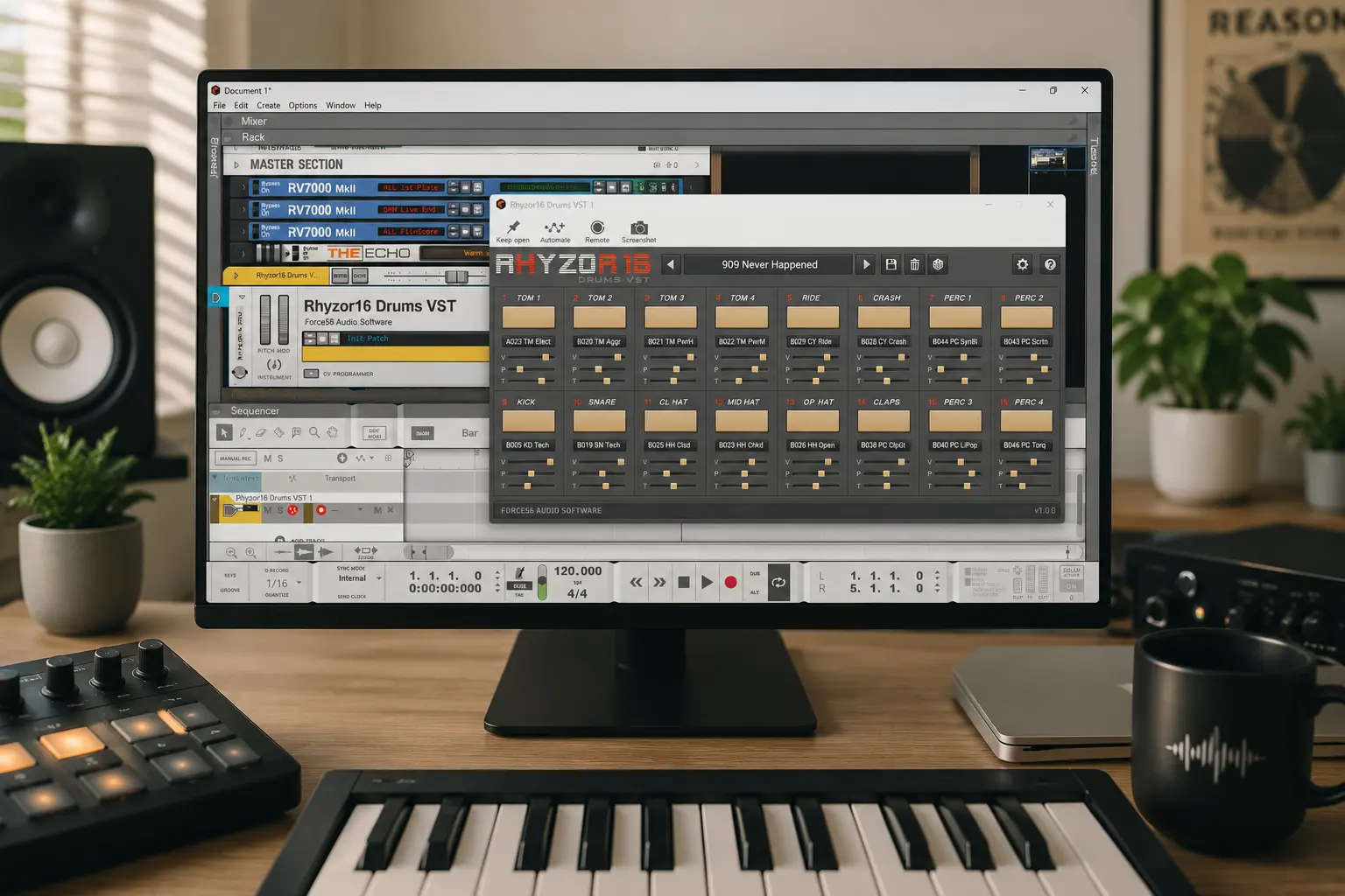 Alesis HR-16 VST drum machine plugin